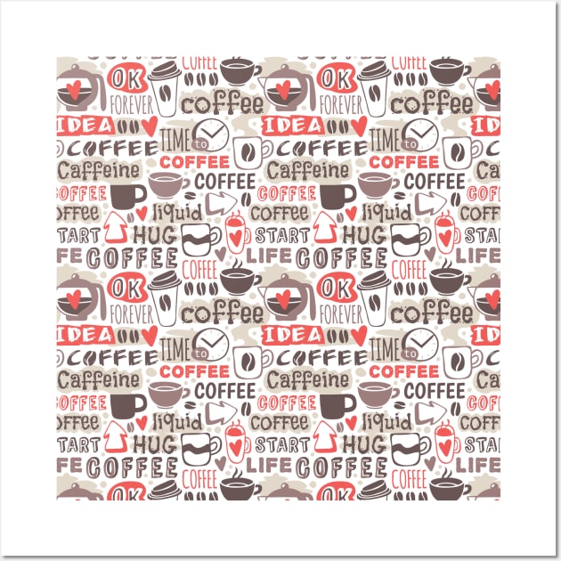 Coffee Lover Wall Art by edwardechoblue